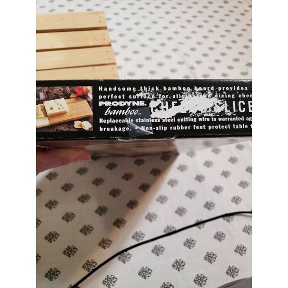 Prodyne 11.75" x 6" Bamboo Cheese Board Slicer OPEN BOX - Picture 8 of 8